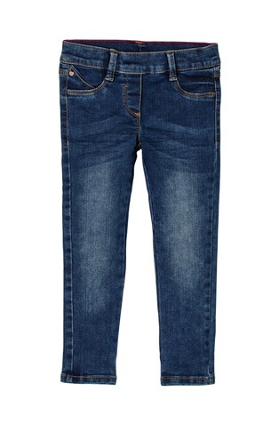 Regular fit treggings jeans hlače s elastičnim obrubom