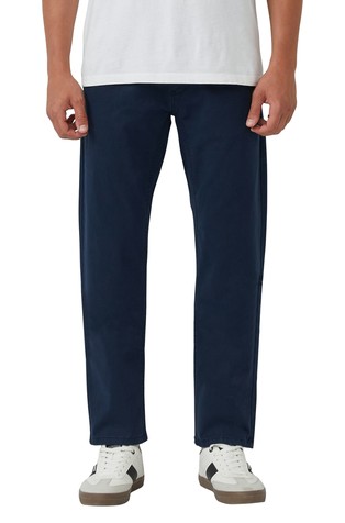 Chino hlače od mješavine pamuka s ukrasnim šavovima