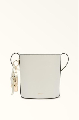 Mini kožna bucket torbica