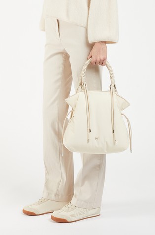 Shopping tote in techical fabric