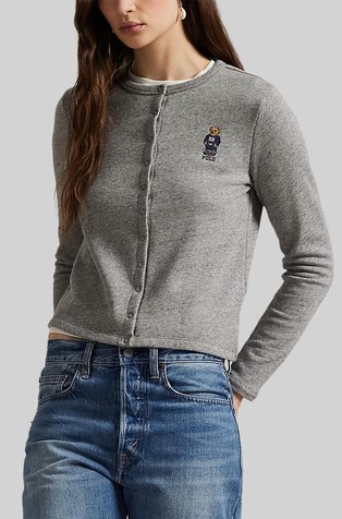 Polo Bear kardigan s frotirnom unutrašnjošću