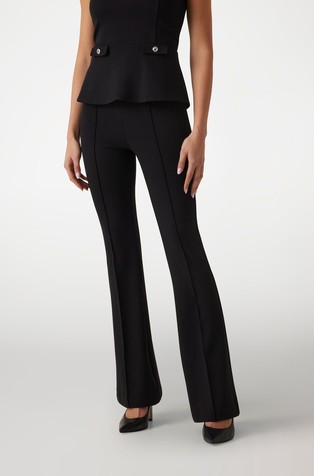 High rise flared pants