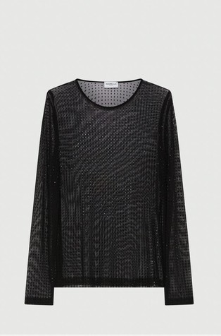 Majica od tila s ukrasnim kamenčićima