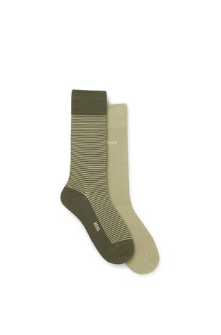 Two-pack of regular-length logo socks