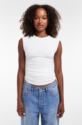 TSGURI majica bez rukava s nabranim bočnim šavovima