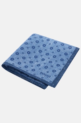 Lanena džepna maramica s uzorkom