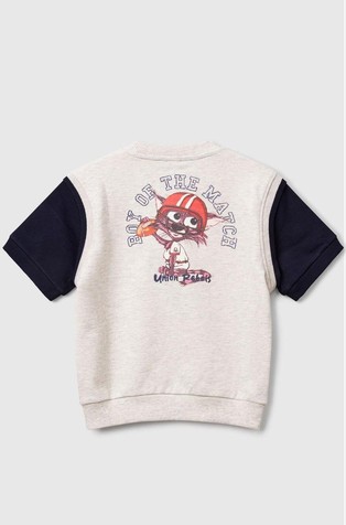 Pulover s kratkim rukavima i otiskom straga