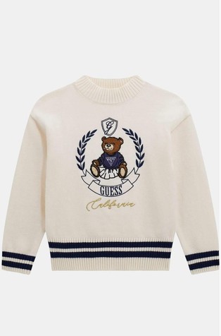 Pleten pulover s medvjedićem