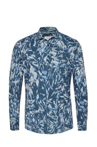 Functional fit košulja s apstraktnim uzorkom