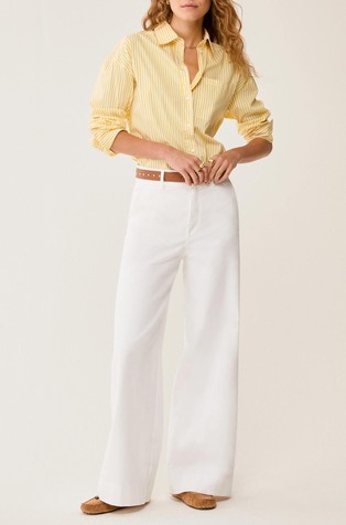 Široke jeans hlače od pamučnog denima