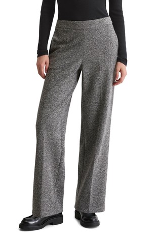 Relaxed fit hlače od tvida od mješavine organskog pamuka