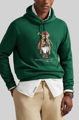 Polo Bear Fleece Hoodie