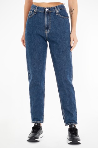 Mom fit pamučne jeans hlače
