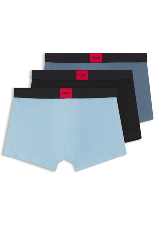 Paket od 3 para bokserica od rastezljivog pamuka s logo našivkom