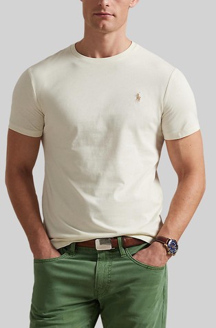 Custom Slim Fit Jersey Crewneck T-Shirt