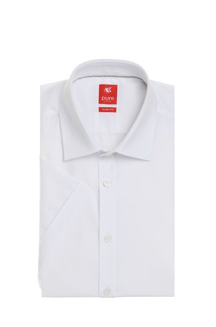 Slim fit City Red košulja kratkih rukava