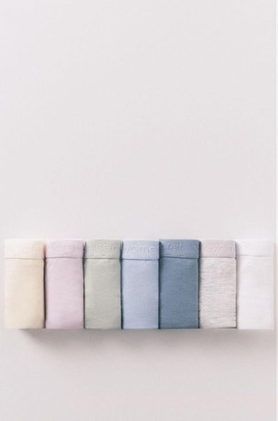 Paket od 7 pari tangica od rastezljivog pamuka