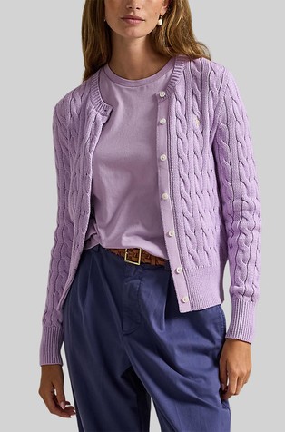 Strukturirano pleten pamučni kardigan