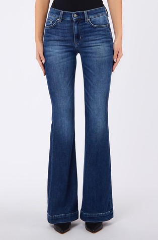 Jeans hlače sa zvonastim nogavicama