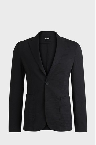 Slim fit sako od rastezljive teksturirane tkanine