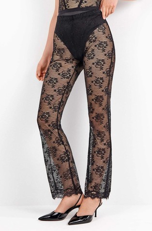 Hlače od prozirne čipke