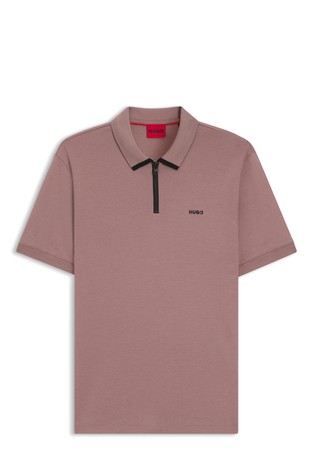 Polo majica od pamučnog pikéa s kontrastnim detaljima