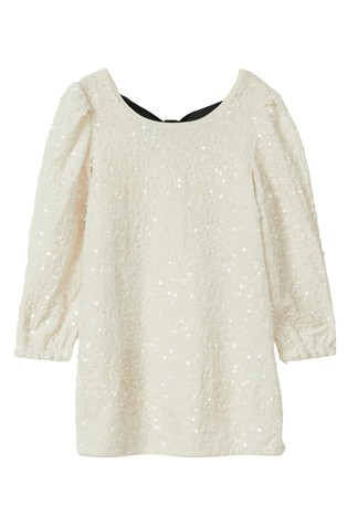 Zvonasta haljina od velura sa šljokicama