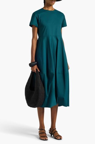 Dress with balloon skirt