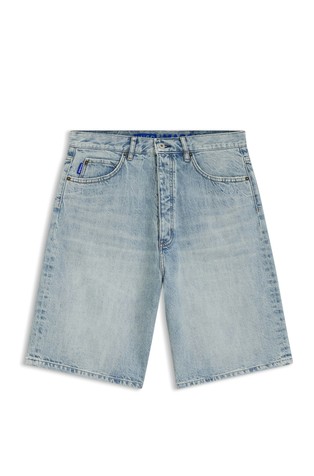 Loose-fit shorts in cotton denim