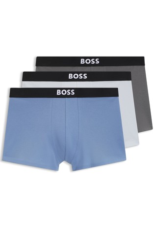 Paket od 3 para pamučnih bokserica s logo obrubom