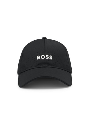 Perforated cap with logo