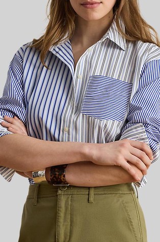 Relaxed fit Striped Cotton Shirt