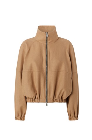 Flanelska jakna od mješavine s vunom