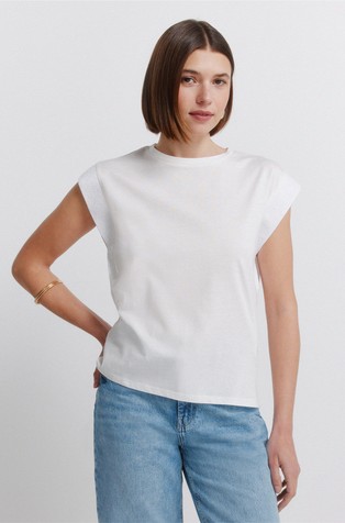 Pamučna majica s kratkim rukavima sa šljokicama