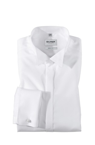 Level Five Soirée body fit košulja za vjenčanje