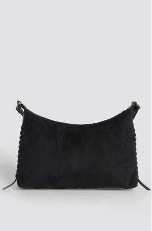 Suede effect bag