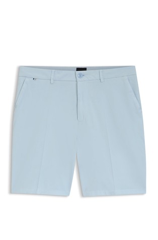 Modern-fit shorts in stretch-cotton twill