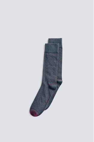 Long socks with contrasting polka-dots