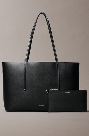 Tote torba od umjetne kože s dodatnom manjom torbicom