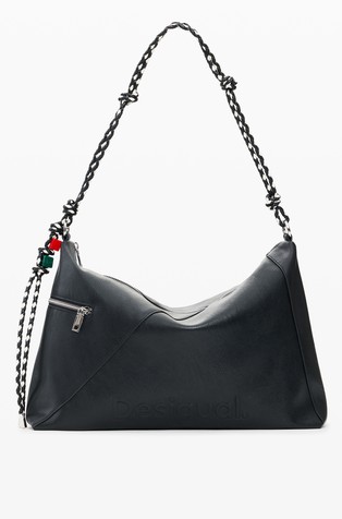 Large bag with braided handle