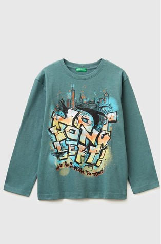 Majica dugih rukava s otiskom