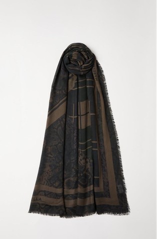 Patterned modal shawl