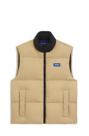 Vodoodbojan prošiven prsluk s logo našivkom