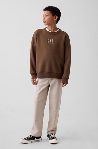 Hlače od mješavine lana i pamuka za dječake