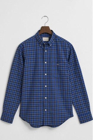 Regular Fit Checked Classic Poplin Shirt