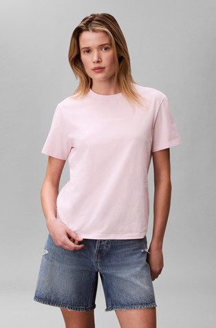 Regular fit pamučna majica s logotipom