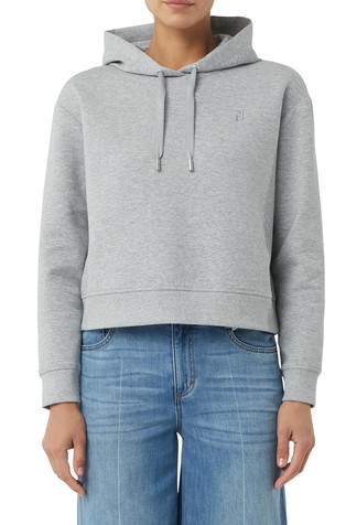 Pulover s kapuljačom i izvezenim logotipom