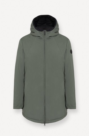 Duža vodoobojna jakna s kapuljačom
