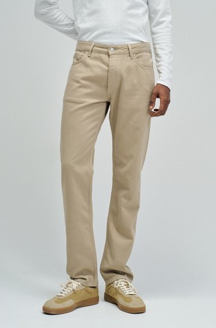 Straight fit hlače od mješavine pamuka