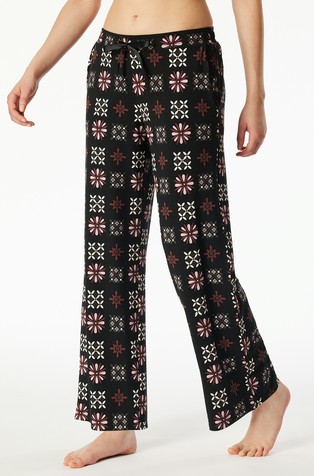 Mix & Relax - donji dio pidžame s cvjetnim uzorkom